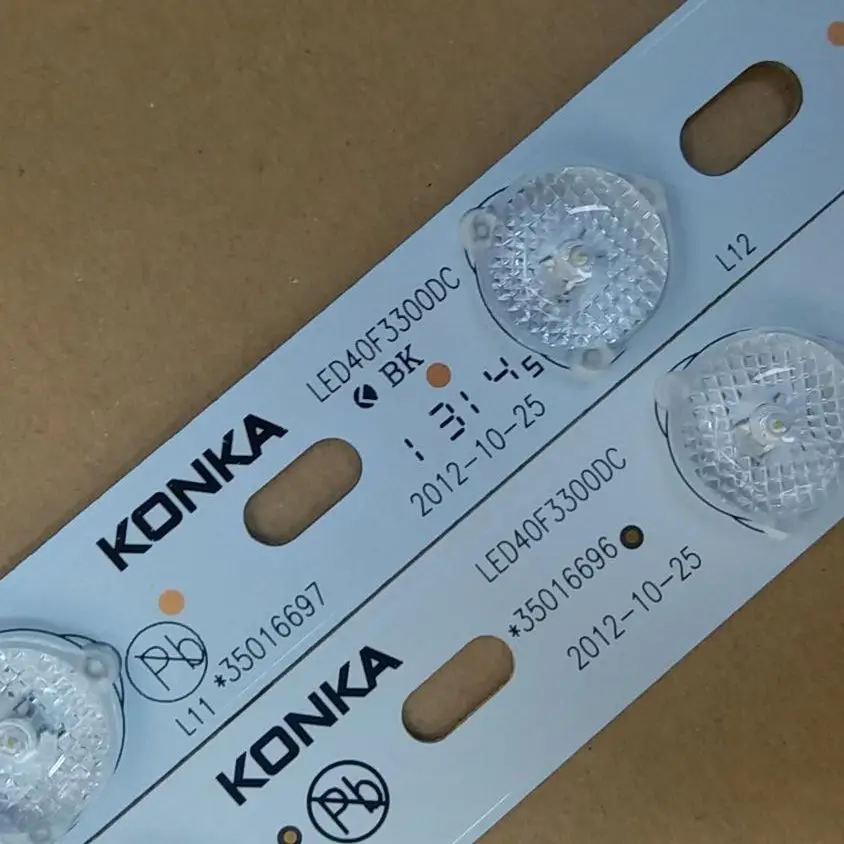 40pcs for  konka LED backlight strip for LED39E330CE LED40F3300DC 35016696 35016697 kj390B30 aluminum