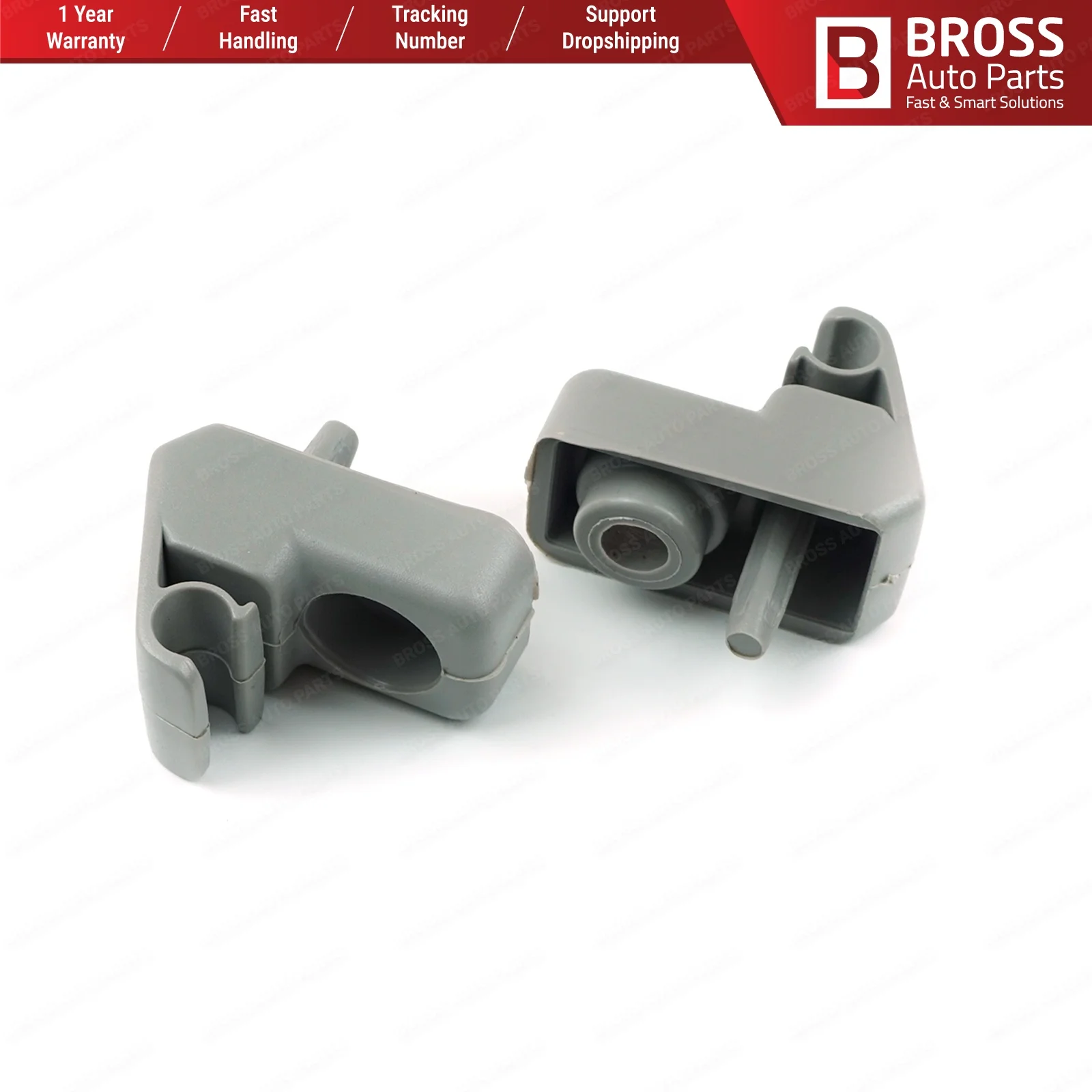 

BSR592FBA Sunvisor Roof Mount Hook Bracket Sun Visor Holde Clips 735478275 for Fiat Doblo Fiorino Palio Albea Ship From FRANCE