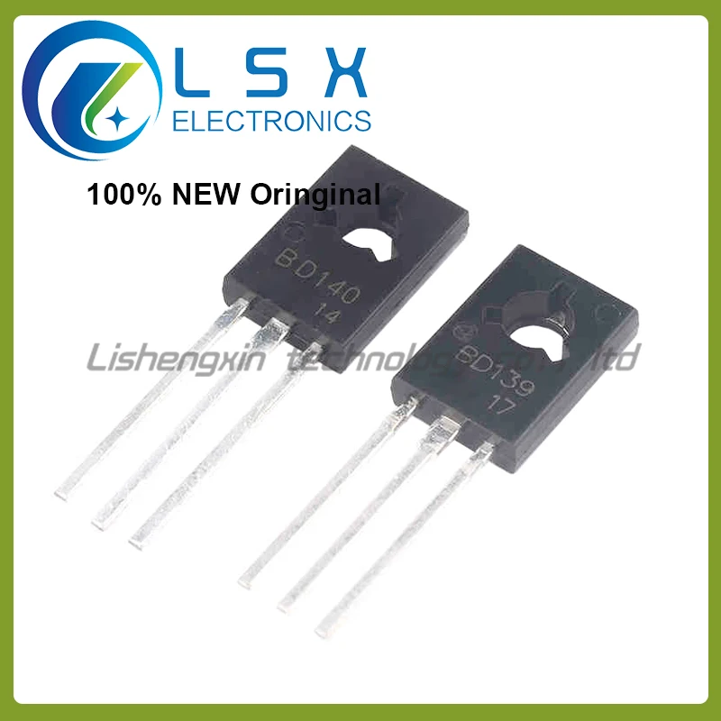 

20PCS BD139 BD140 10Pair ( 10PCS BD139 + 10PCS BD140 ) TO126 TO-126 new voltage regulator IC