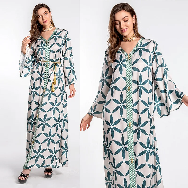 

Abaya Дубай, Турция, мусульманская Мода, хиджаб, платье, мусульманская одежда, африканские Макси-платья для женщин, кафтан, длинное платье