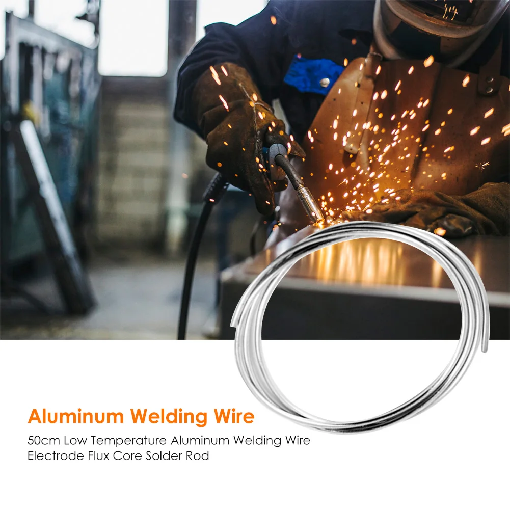 

Алюминиевый сварочный прут с сердечником из флюса, 500 мм, низкая производительность сварки, меньшее количество отверстий для газа, алюминие...