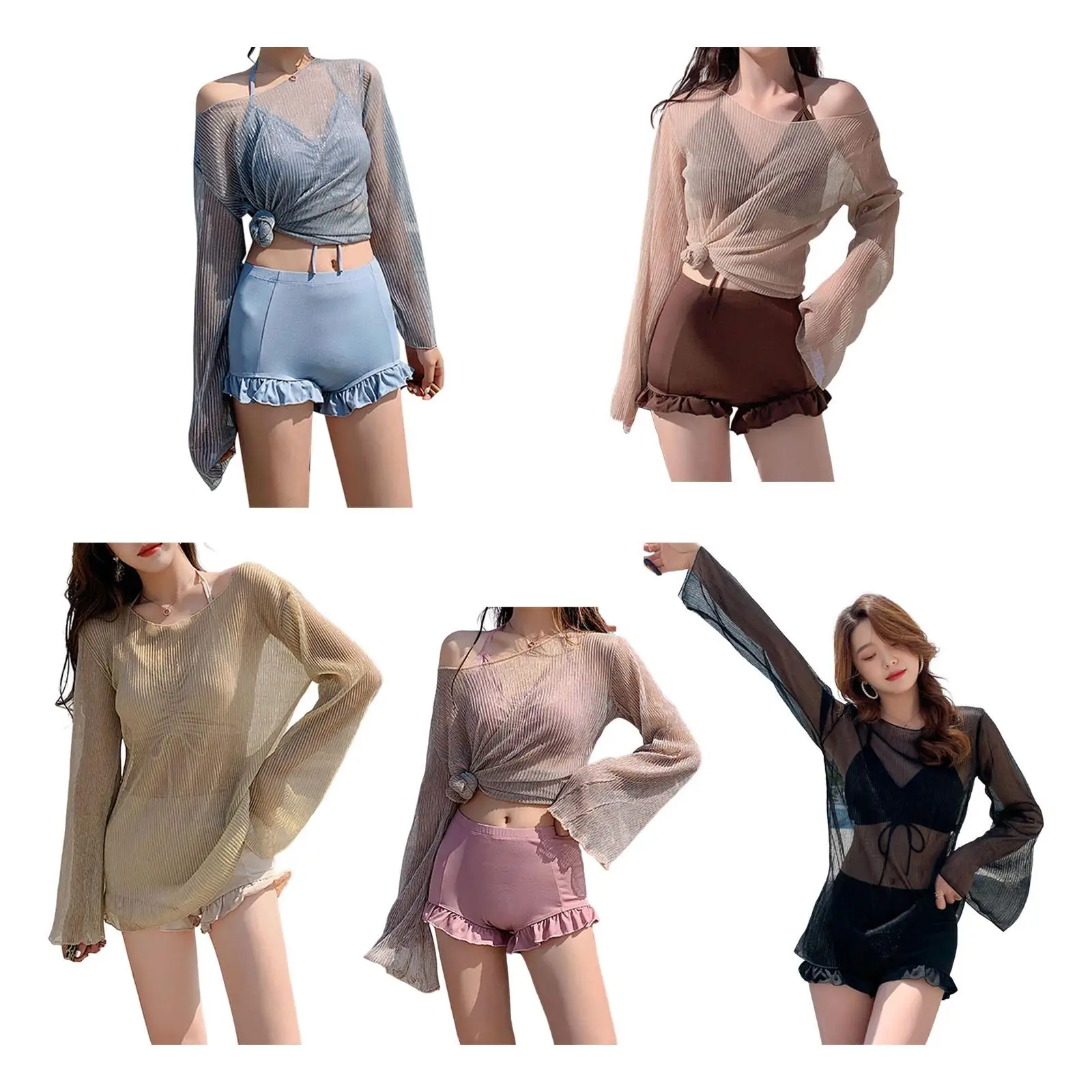 

Women Bikini Set Bathing Suit Swimsuits Tankini with Cover up Swimming suits