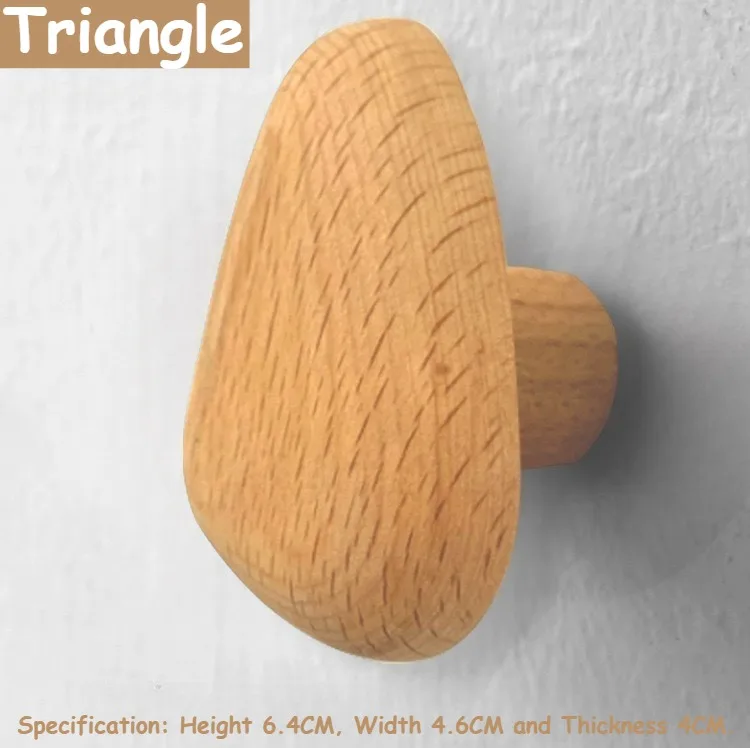 

Скандинавские детские деревянные ручки для шкафа, мультяшные гальки, ручки из натурального дерева для детской комнаты, гардероба