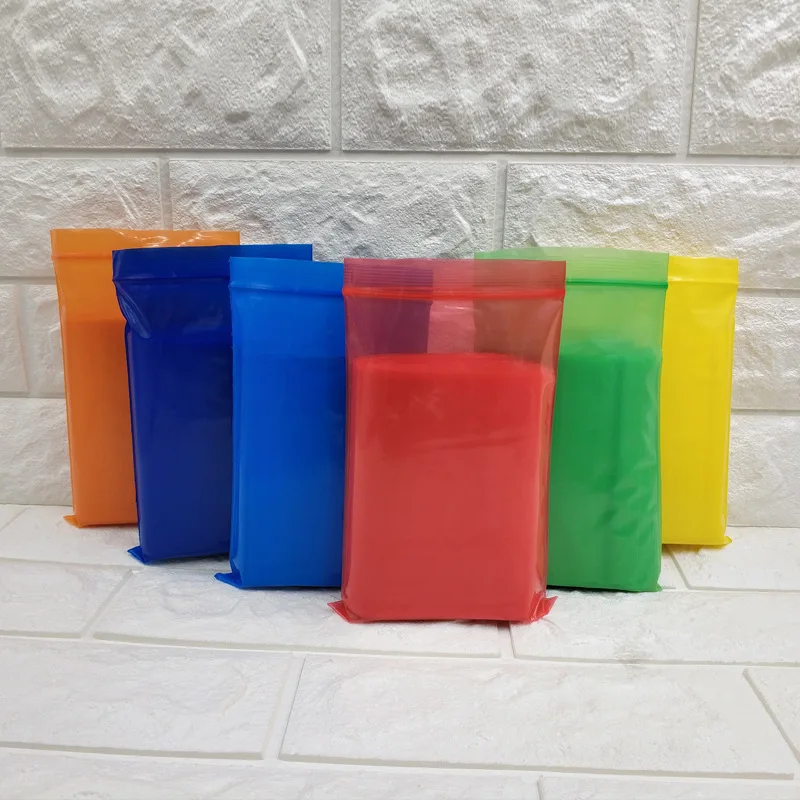 

100pcs/Lot 4*6cm Color PE Plastic Zip Lock Bag сумка Jewelry Packing Bag Thicken Self Sealing Gift Bag Tea Storage Pouches