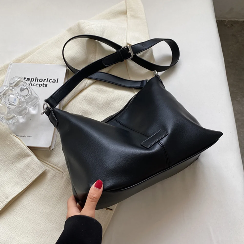 

Новинка 2023, женские винтажные сумки через плечо, вместительные портативные сумки-мессенджеры, повседневные Простые сумки-тоуты от известного бренда