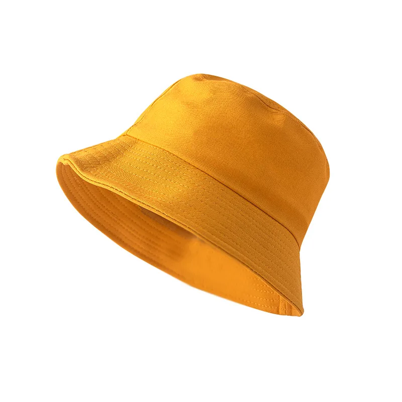 

2022 Black White Solid Bucket Hat Unisex Bob Caps Hip Hop Gorros Men Women Summer Panama Cap Beach Sun Fishing Boonie Hat