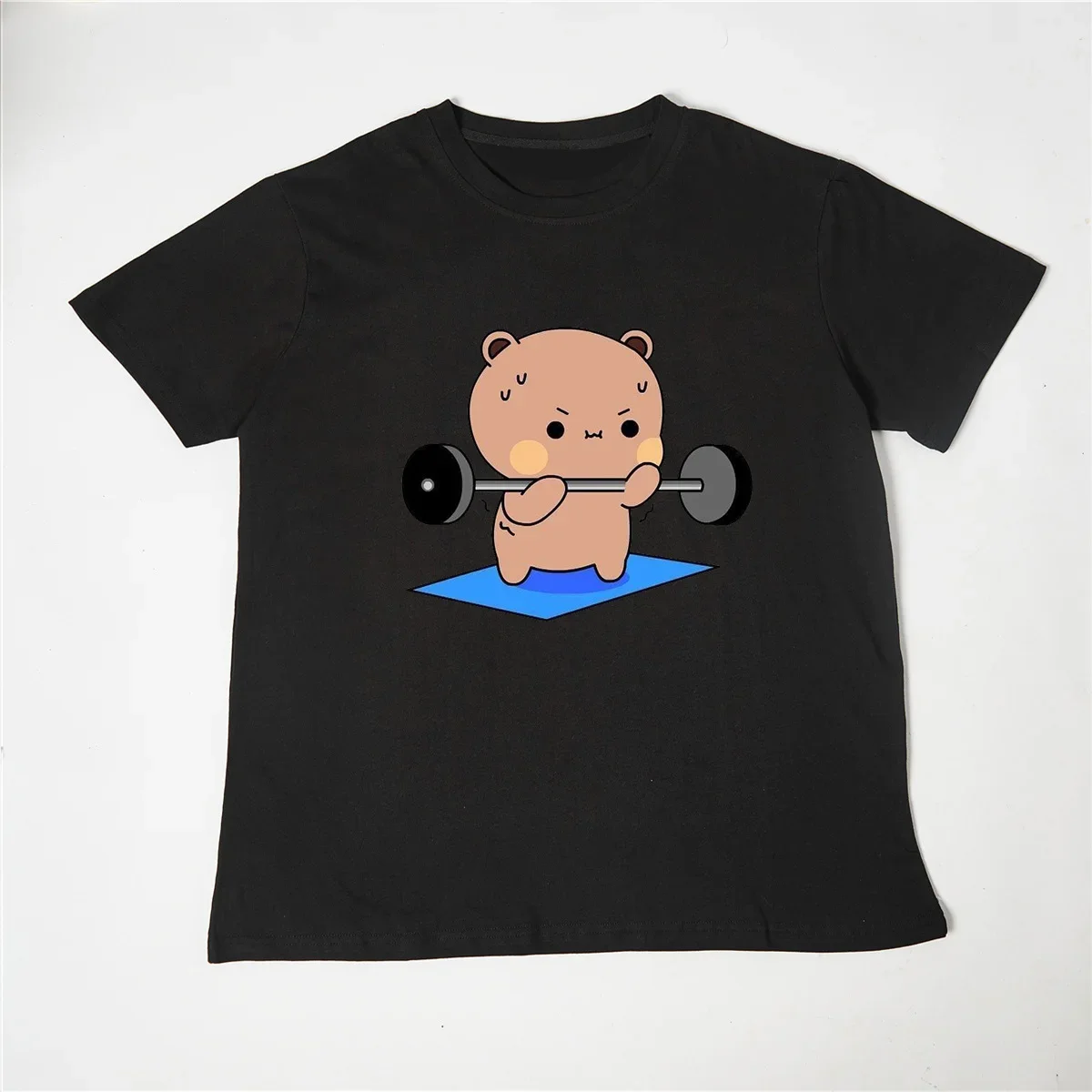 Женская футболка Bubu Dudu Kawaii Мультфильм Y2k панк смешная хип-хоп унисекс уличная