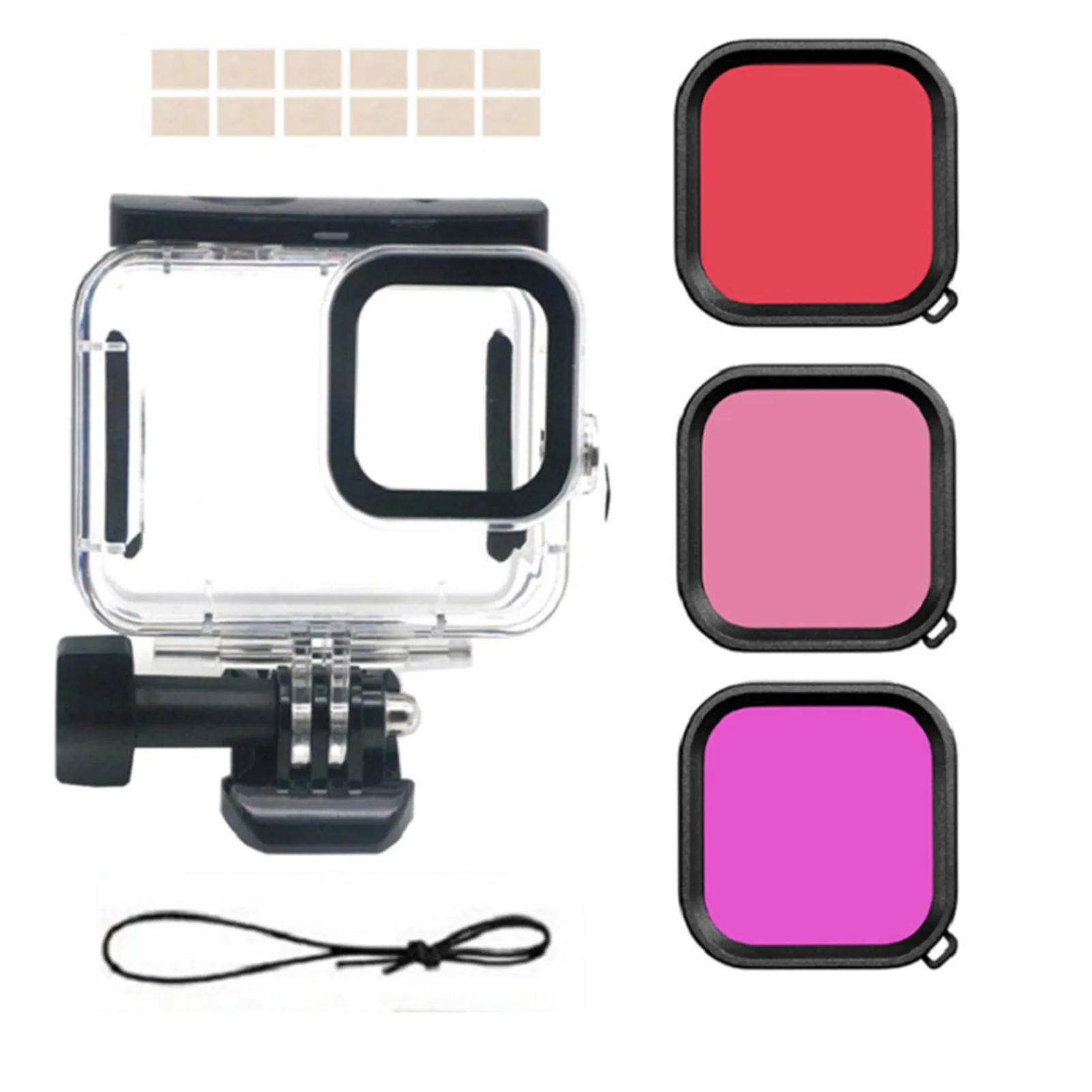 

Easy Install Protective Case Waterproof Housing 45m Scratchproof Portable Transparent Underwater Diving For GoPro Hero 9 Black