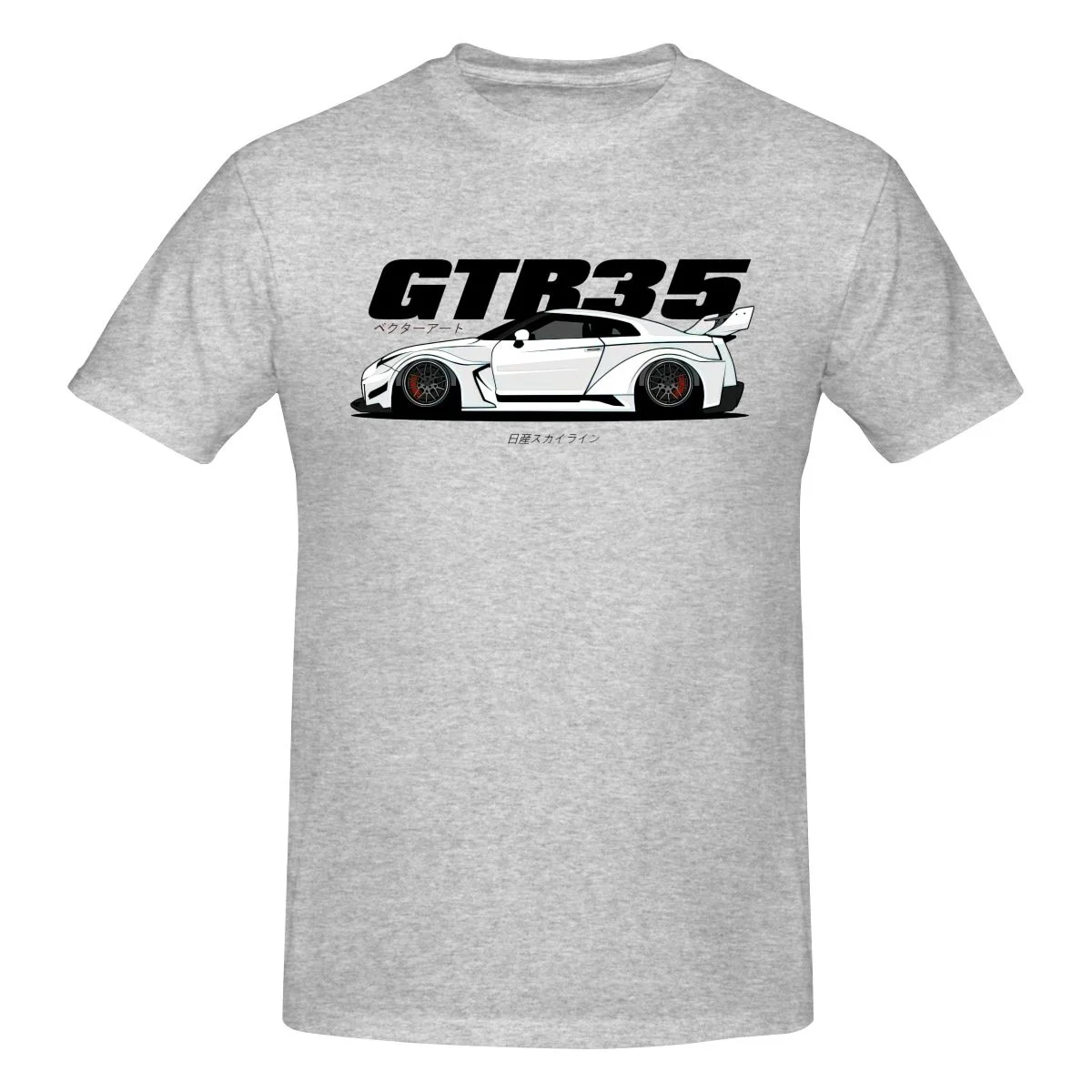 

Monster Skyline GTR R35 Jdm Japanese Car T shirt Short Sleeve Tshirt Graphic Streetwear Fashion T-shirt Unisex Tee tops