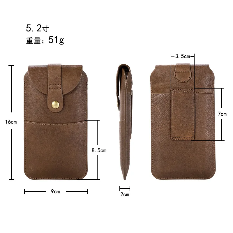 

IPhone, Huawei, Samsung, Google, General 6.3 Cowhide Simple Phone Bodypack Machine, Bodypack Insert Card, Leather Phone Case