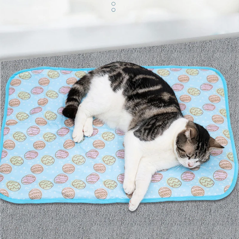 

Cooling Mat for Cats Extra Large Size Cool Pad Pressure Activated Gel Cat Cooling Mat No Electricity or Refrigeration Required