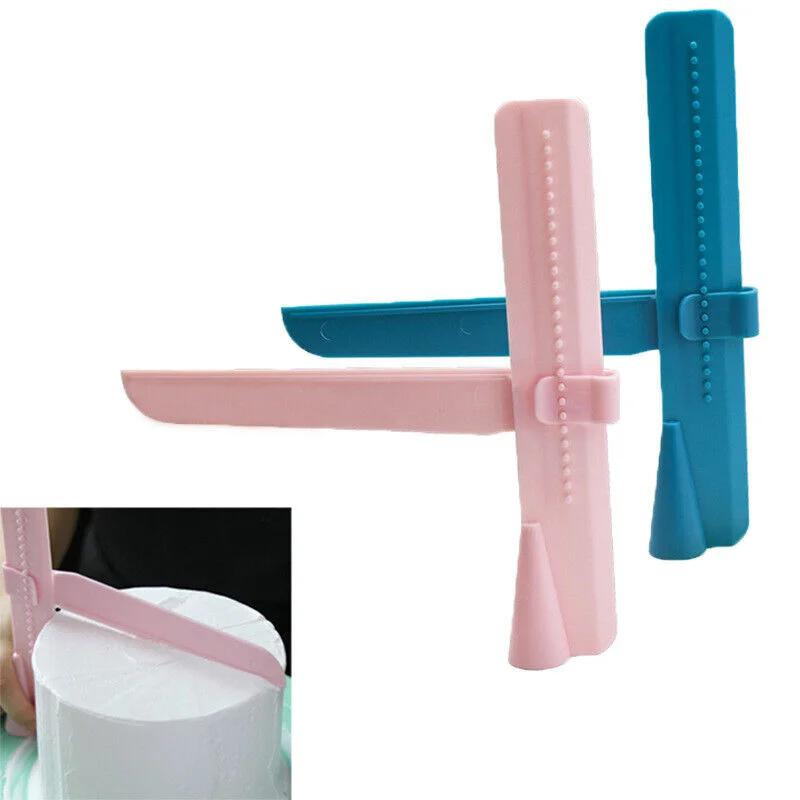 

1 шт. Регулируемый скребок для торта устройство выравнивания крема Сделай Сам помадка для края торта пластиковая