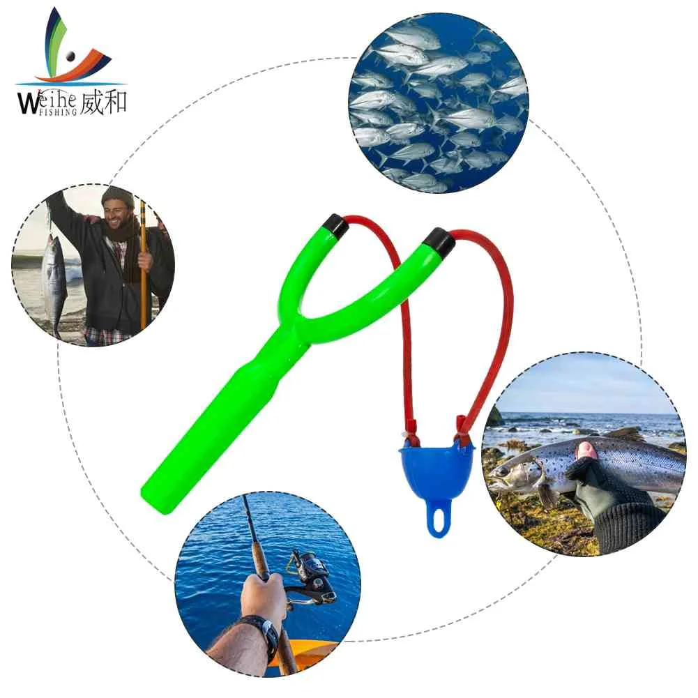 

Fishing Baits Thrower Sending Multipurpose Shot Coarse Sling Shot Hunting Baits Fishing Tackle Tools Accessories