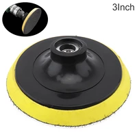 3 polishing disc suction cup self adhesive sandpaper sucker electric grinder discs for electric grinder polish drill rod