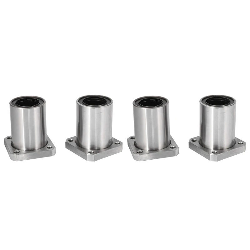 

New 4Pcs LMEK30UU 30Mm Flange Bearing Europe Version 30X47x68mm Cnc Flanged Linear Bearings Flange Linear Bush