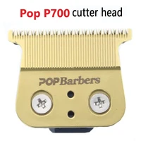 original hair clipper blades replaceable metal scissors adjustable trimmer 0mm blades for pop barber p700