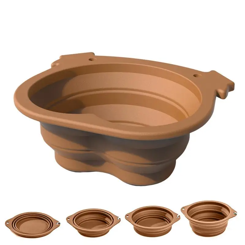 

Large Collapsible Dog Bowls Pet Folding Silicone Bowl Outdoor Travel Portable Puppy Food Container Feeder Dish Bowl Pet Supplies