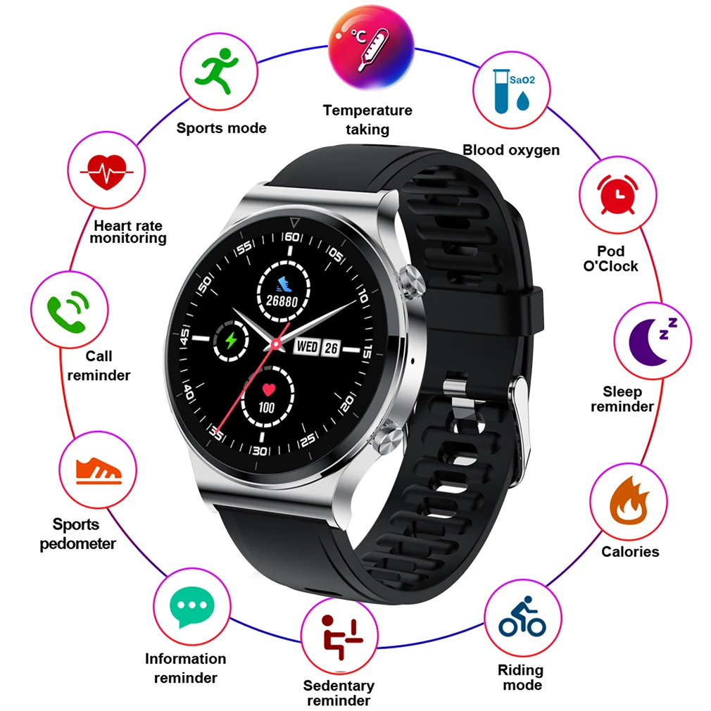 

Смарт-часы Huawei Reloj GT2 мужские с ЭКГ, пульсометром и поддержкой сообщений