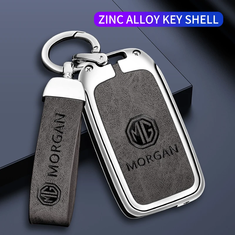 

Car Key Case Shell Auto Emblem Keychain Ring for Morris Garages MG MG3 MG5 MG6 MG7 ZS GS HS 3500 550 GT IF Hector Gundamm