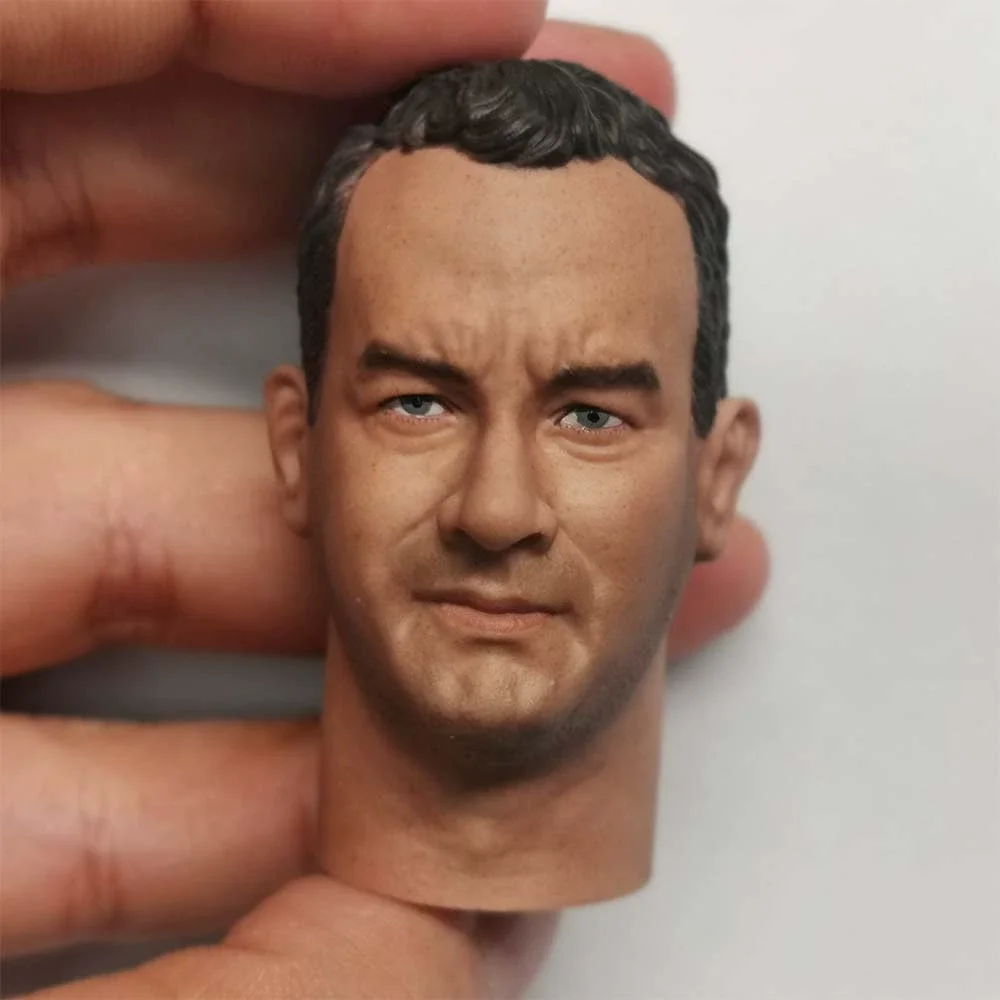 

Tom Hanks Thomas Jeffrey Head Sculpture Male Star 1/6 For 12 Inch Soldier Action Figure Model Toys Collection Soldier Toy