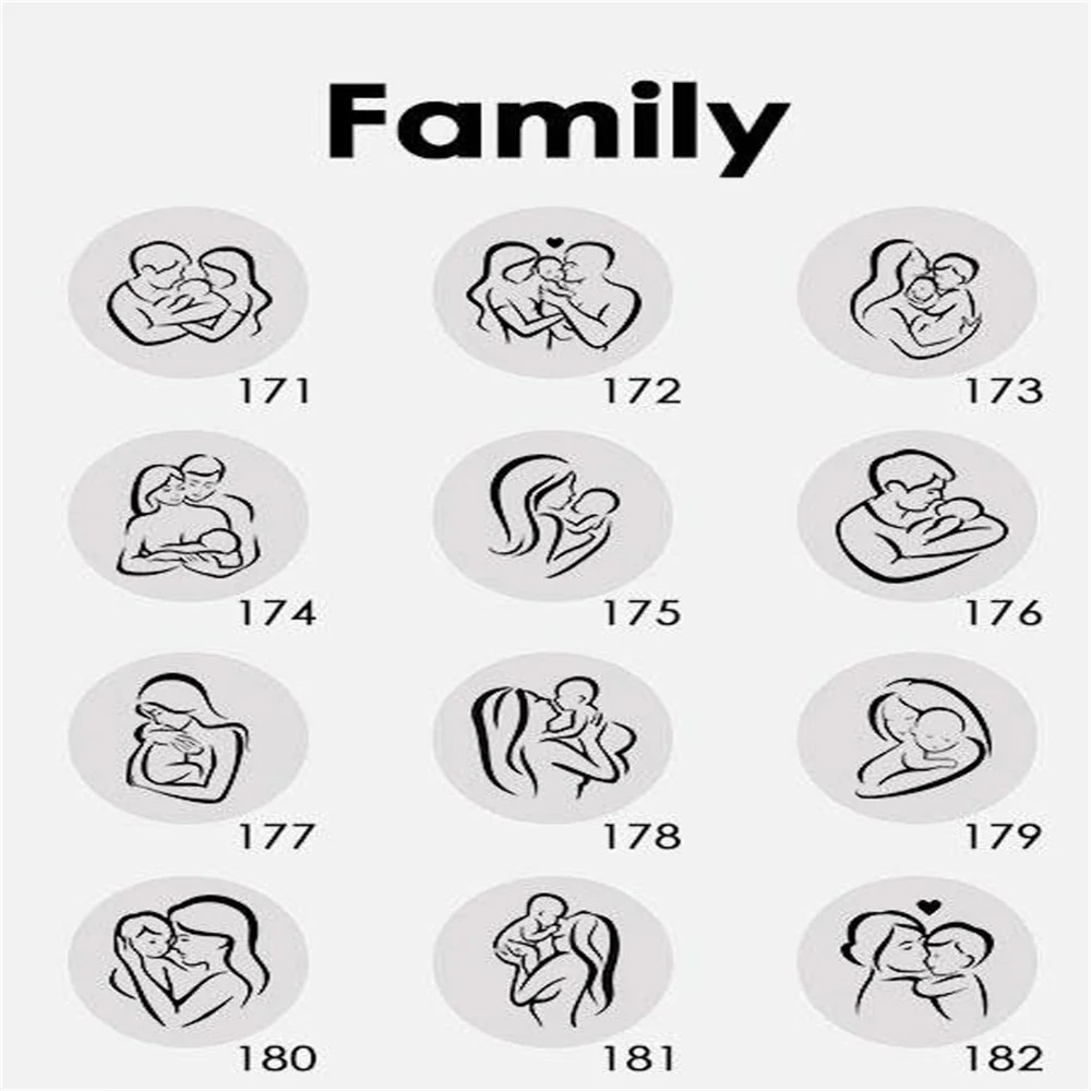 Women's Necklace Home Carved Stainless Steel Necklace Personalized Jewelry Mom And Baby Personalized Necklace Gift Free Shipping