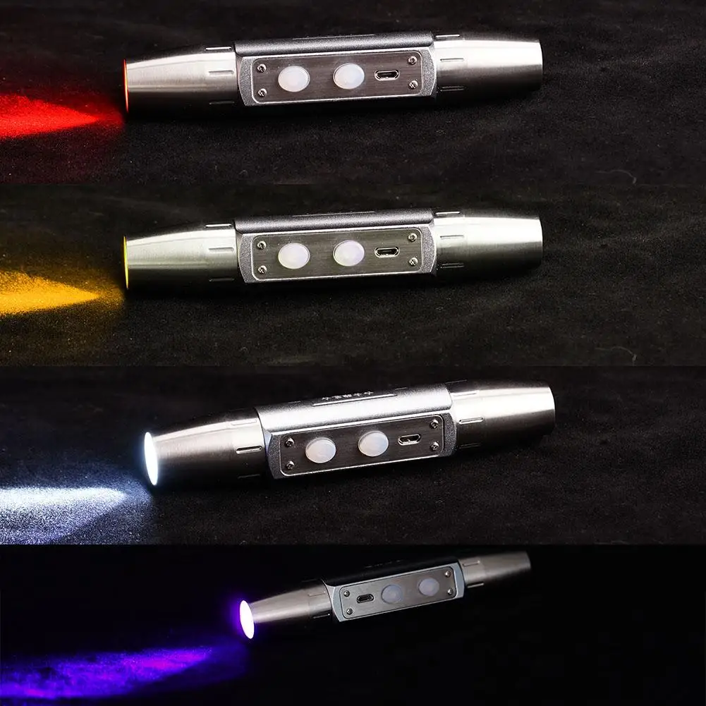 

Ультрафиолетовый светодиодный фонарик, черный свет, фонарик 395/365 УФ нм, Нефритовая идентификация, лампа для осмотра