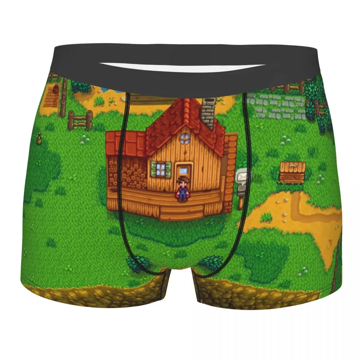 

Stardew Valley Boxer Shorts Men 3D Printed Male Breathbale Video Games Underwear Panties Briefs