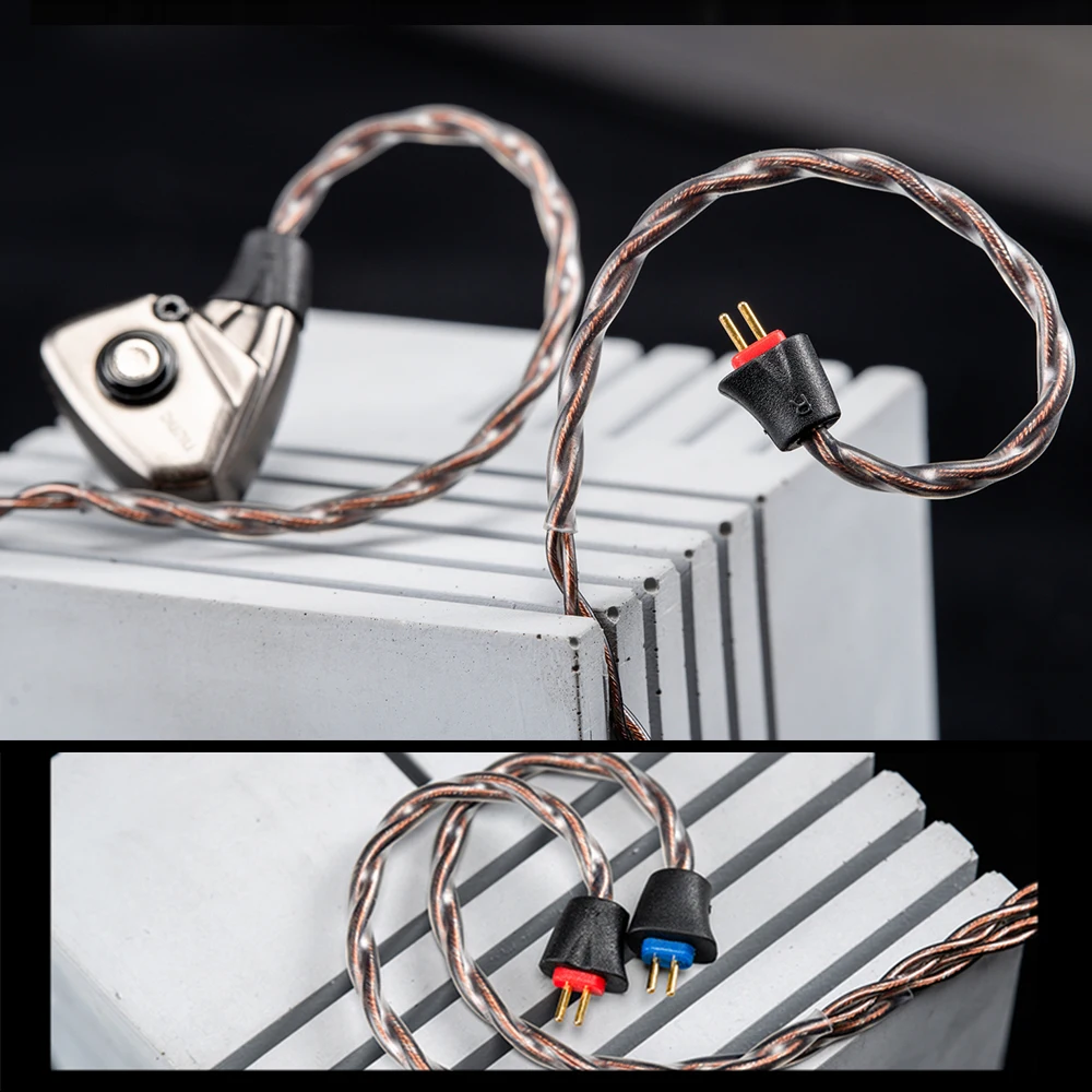 DUNU TITAN S 11 мм динамические наушники-вкладыши с монитором драйверов IEM 2 контакта 0 78