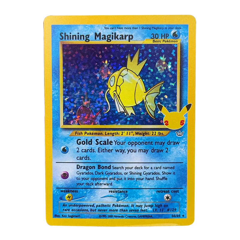 

PTCG Pokemon Card Magikarp 25th Anniversary Celebrations Shining Carp King