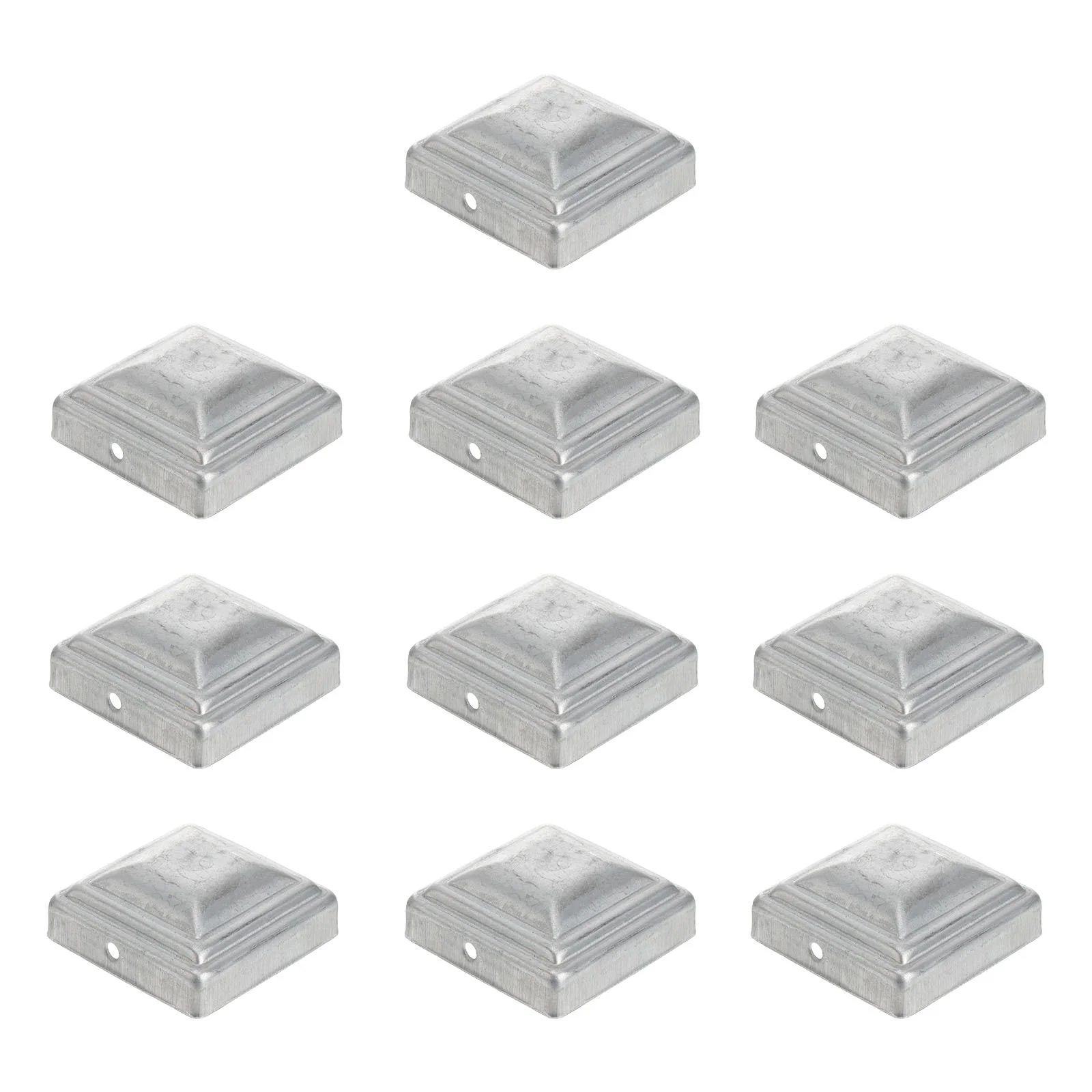 

10pcs Durable Fence Post Cap Modern Sturdy Galvanized Cap
