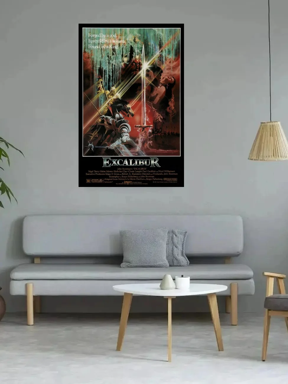 Excalibur Movie Art Picture Print Silk Poster Home Wall Decor