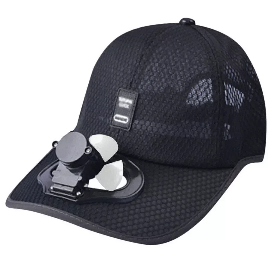 Fan Cooling  Baseball Cap Usb Charging Sunscreen Shade Hat  Sport Breathable Cap Hats Caps New 2021 Summer