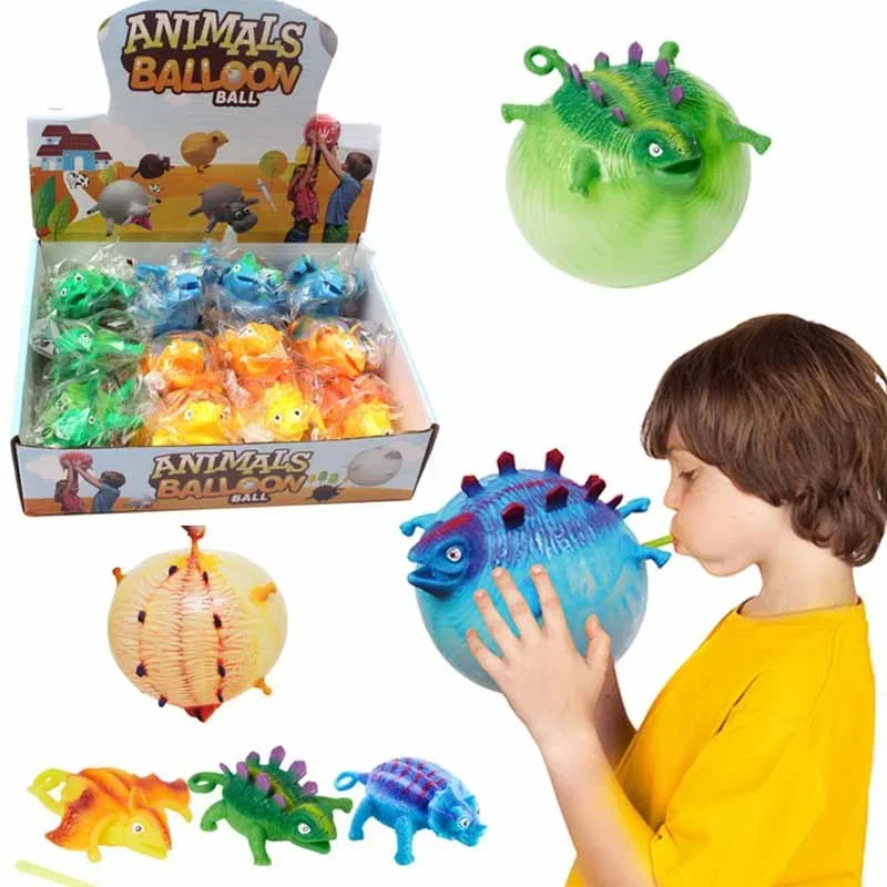 

1 шт. случайный динозавр/птица Новинка и забавные надувные животные латексные шары игрушки для детей подарок на день рождения