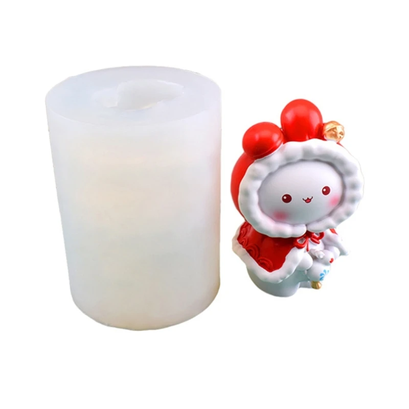 

Силиконовая форма F19D для свечей, гипсовая форма для ароматерапии, форма для свечей в виде кролика из эпоксидной смолы, литье для самостоятельного изготовления мыла, домашний декор
