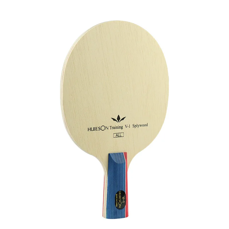 

Деревянная ракетка для пинг-понга, ракетка для настольного тенниса, 2 модели ручек, средняя скорость, легкий и прочный