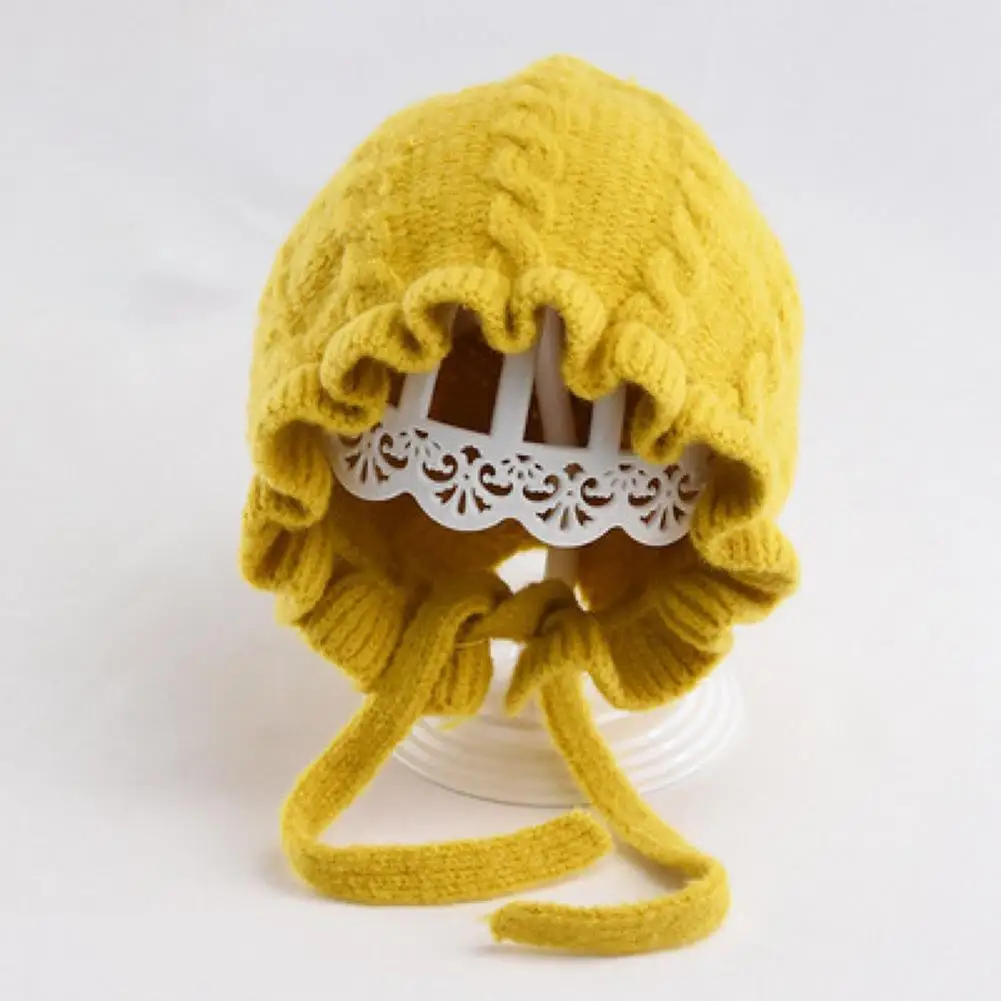 

Children Knitted Hat Fashionable Stylish Twist Texture Knitted Style Hat Supplies for Autumn Knitted Hat Children Knitted Hat