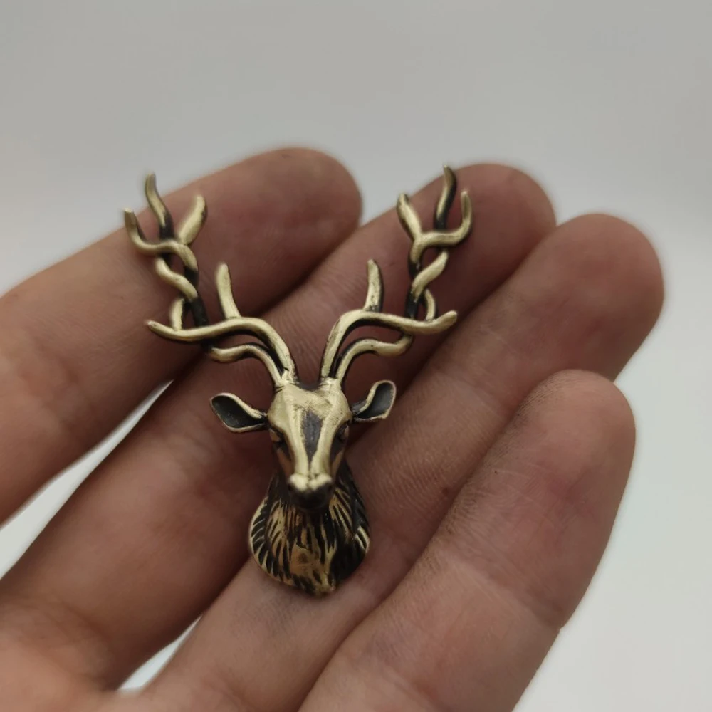 

Personality 3D Deer head Metal Badge DIY Lighter Accessories for Zippo Kerosene Lighter To Decorate Smoking Gadgets Men Gift