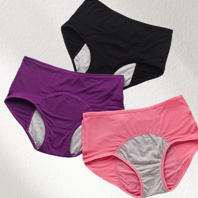 Водонепроницаемые менструальные трусики NoEnName_Null плюс сайз