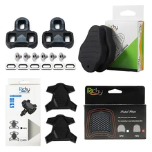 Road Bike Pedals Cleats for SPD LOOK KEO Cleat Set Self-lock Pedal Converter Fit Look Keo Bicycle Platform Adapter Pedal Cleat