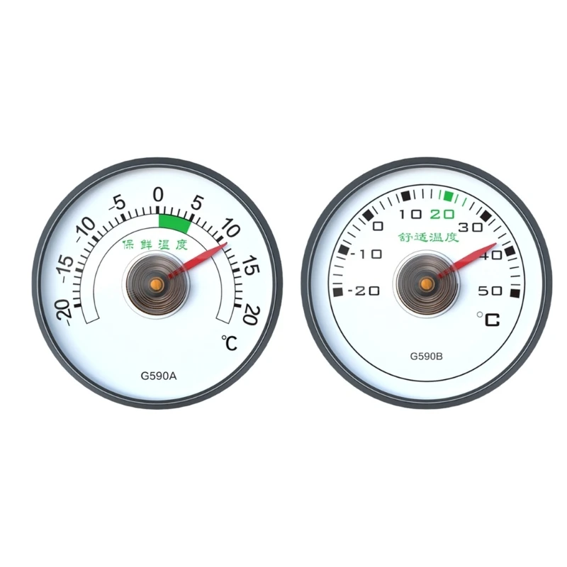 

High Accuracy-Analog Temp Monitor- Car / Refrigerator Dial Type Temperature Meter Gauge -20 to 50/-20 to 20℃ Thermometer
