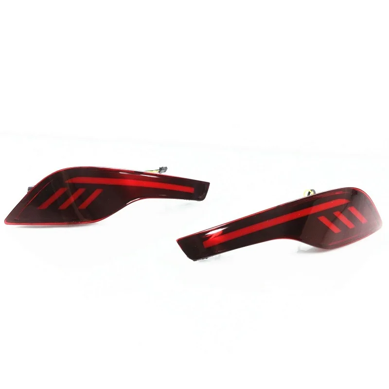 Car Flashing 2PCS LED Multi-function 12V Reflector Lamp Rear Fog Bumper Light Brake For Honda CRV 2017 2018 2019 |