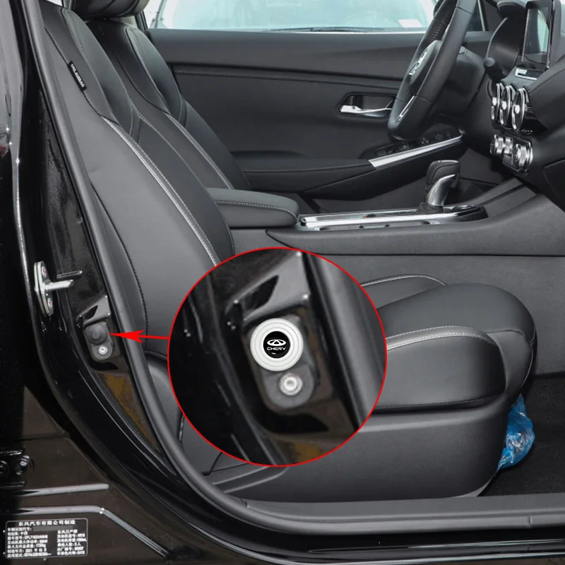 4 шт. светящиеся силиконовые наклейки на дверь автомобиля Chery Tiggo 2 3 8 Qq Iq Blossom Fulwin