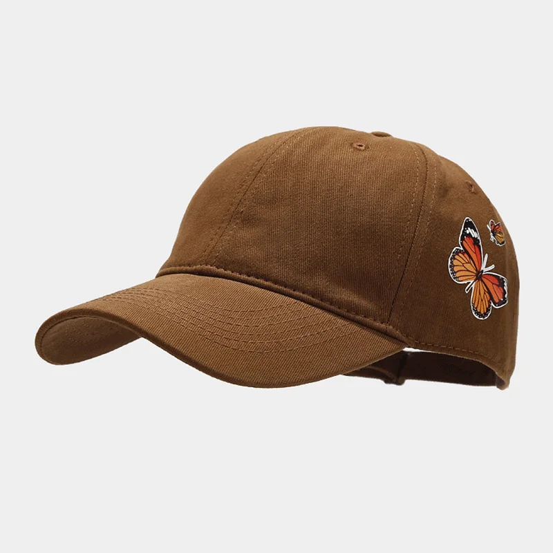 

Бейсболка в стиле хип-хоп для мужчин и женщин, модная Регулируемая Кепка с принтом бабочки, с изогнутыми полями, спортивный козырек, крутая у...