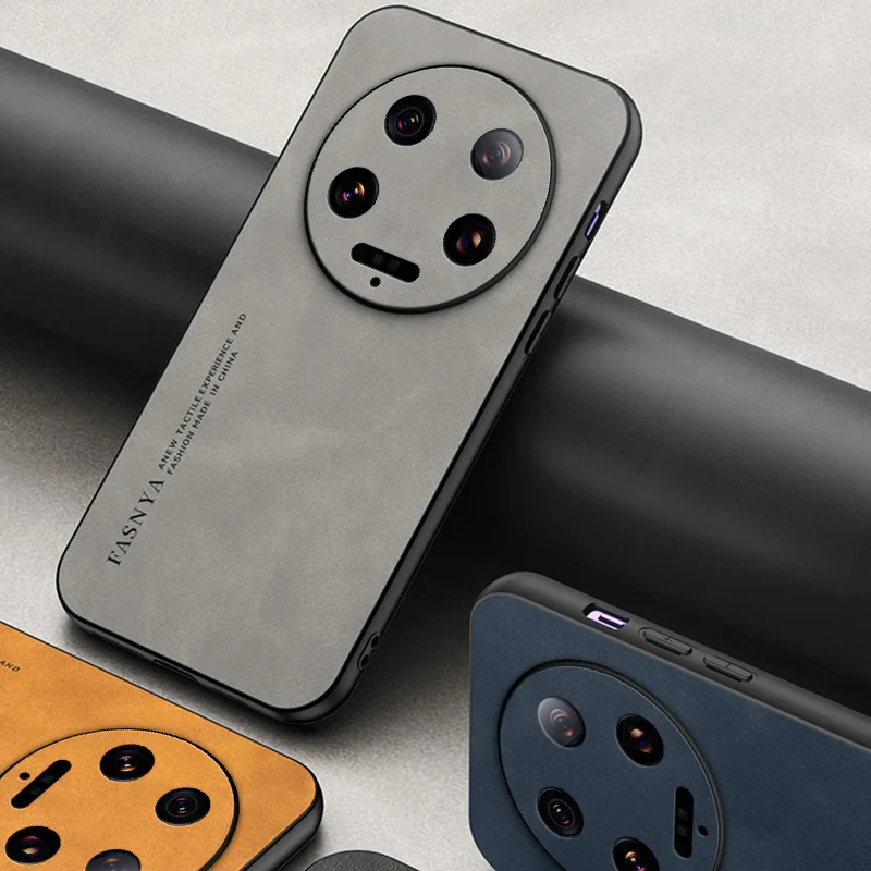 

Luxury Lambskin Leather Skin Feel Case For Redmi Note 12 Pro Plus Turbo 12C Xiaomi 13 Ultra POCO M5 M4pro C40 Soft Matte Cover