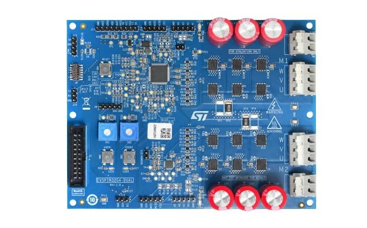 Плата STMicroelectronics EVSPIN32G4-инструменты для разработки ИС с двойным управлением