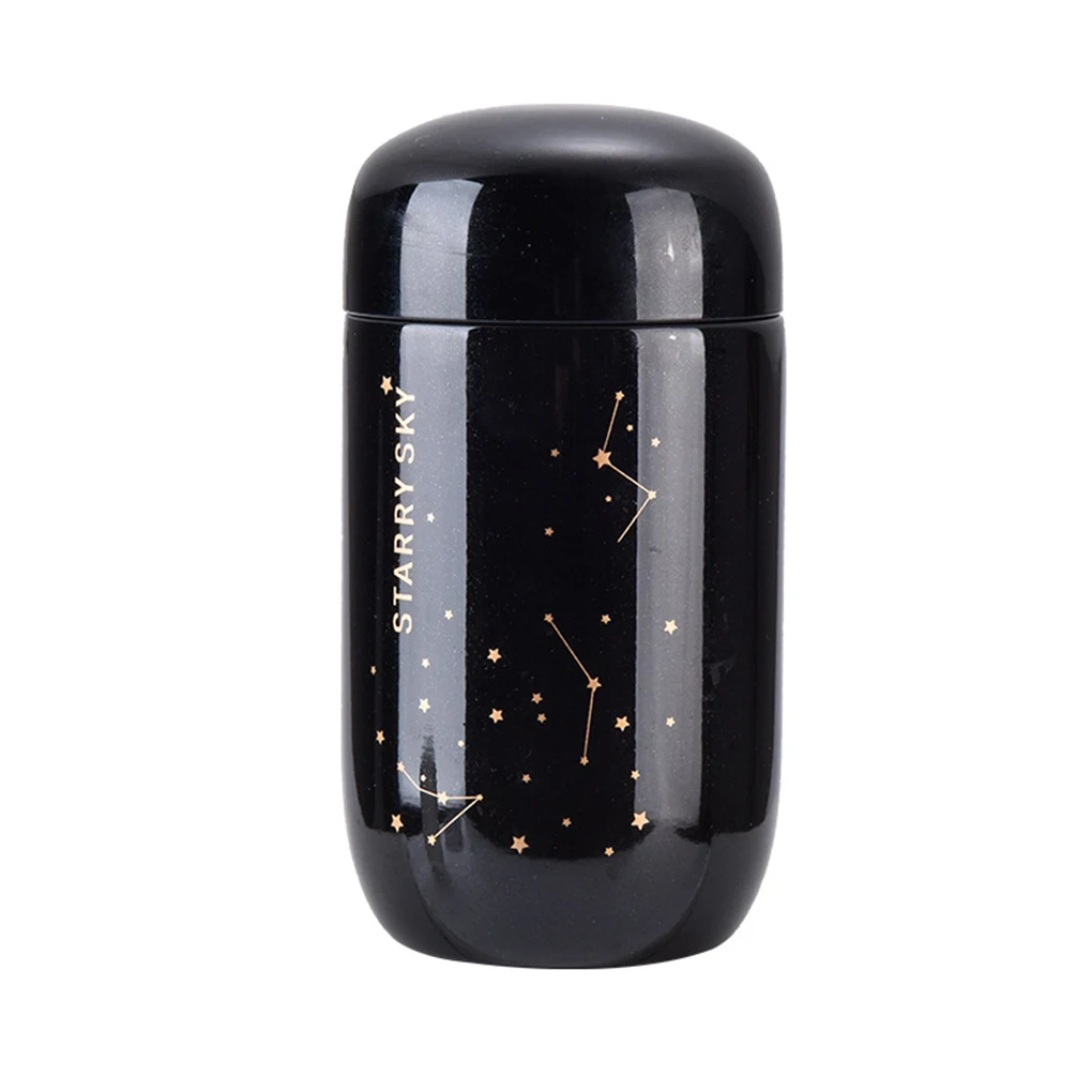 

Мини-термос 200 Мл «Звездное Небо», Вакуумная Колба Из Нержавеющей Стали, Бутылка Для Воды, Офисная Кофейная Кружка