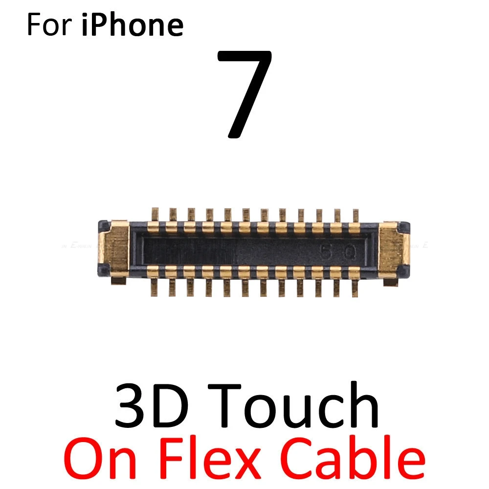 2 шт. FPC коннектор для iPhone 7 8 Plus Lcd дигитайзер 3D сенсорный экран зажим на