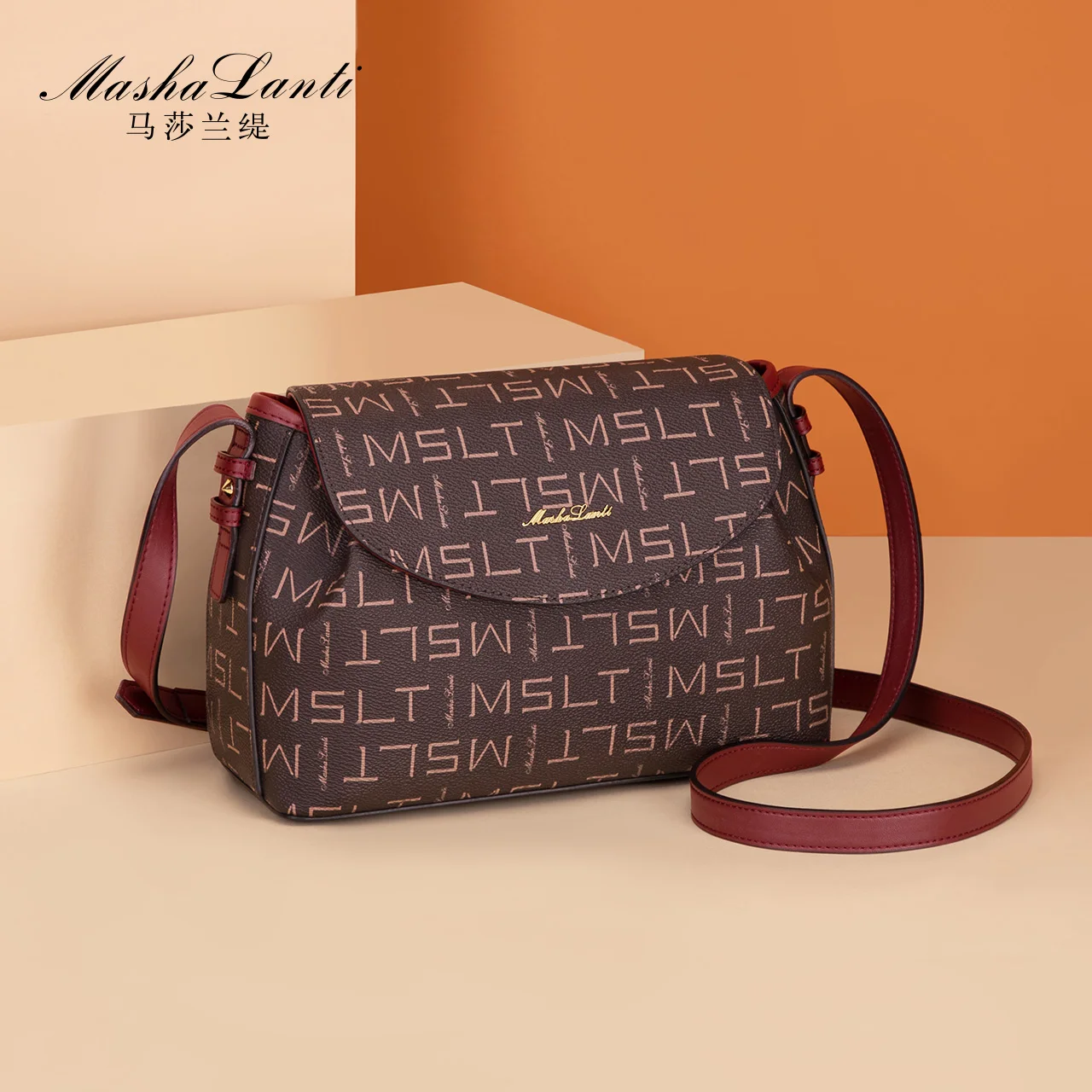MashaLanti Women Fashion Shoulder Bag 2022 Vintage Crossbody Bags for Women Female Lady Luxury Designer Handbags