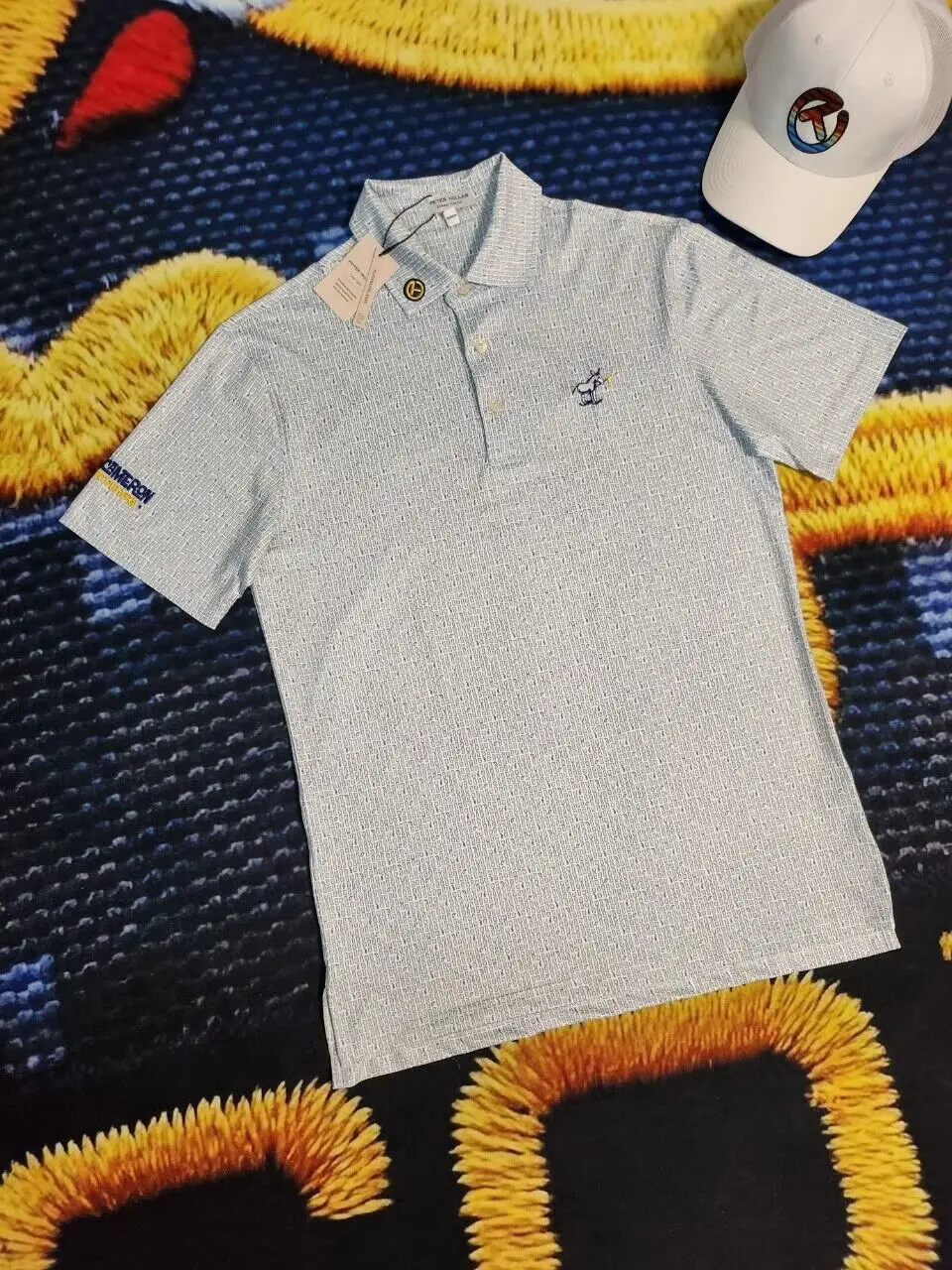 

Men's Golf Top Polo Shirt Short-sleeve Summer T-shirt Casual Sports Outdoor Top Apparel for Men