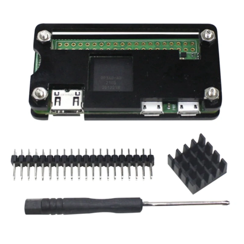 

Чехол для Raspberry Pi Zero 2 W макетная плата с радиатором 1 ГГц четырехъядерный 64-разрядный ARM Cortex-A53 корпус процессора
